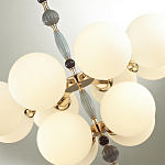 Люстра со вставками из керамики SkyEast 12 ламп варинант исполнения - 3 | Loft Concept в Краснодаре