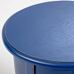 Синяя тумба на фигурных ножках Shelby варинант исполнения - 4 | Loft Concept в Краснодаре