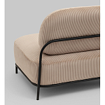 Диван Стоун велюр рельефный бежевый варинант исполнения - 4 | Loft Concept в Краснодаре