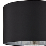 Настольная лампа с белым фактурным корпусом и черным абажуром Twisted варинант исполнения - 3 | Loft Concept в Краснодаре