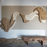 Декор настенный в Эко стиле Малибу wall panel Malibu Abstraction варинант исполнения - 1 | Loft Concept в Краснодаре