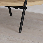 Стол приставной с 2-мя круглыми столешницами из дерева ESSEL OAK варинант исполнения - 2 | Loft Concept в Краснодаре