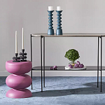 Подсвечник фигурный голубой Bright Accent 33 см варинант исполнения - 3 | Loft Concept в Краснодаре