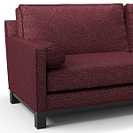 Мебельная ткань Шенилл бордовый цвет 138 см T4-38 варинант исполнения - 6 | Loft Concept в Краснодаре