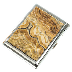 Портсигар с газовой зажигалкой из натурального камня Оникс Stone Cigarettes Cases варинант исполнения - 6 | Loft Concept в Краснодаре