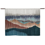 Современное Панно на стену из нитей Mountains at Sunset Горы на Закате  варинант исполнения - 2 | Loft Concept в Краснодаре