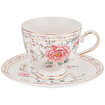 Чайный сервиз из фарфора на 6 персон 14 предметов Flower Porcelain Collection варинант исполнения - 2 | Loft Concept в Краснодаре