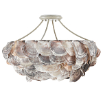 Потолочный светильник с каскадным абажуром из ракушек Sea Ravens варинант исполнения - 3 | Loft Concept в Краснодаре