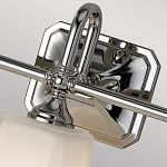 Бра для ванных комнат с квадратными матовыми плафонами на основании цвета хром Feiss варинант исполнения - 7 | Loft Concept в Краснодаре