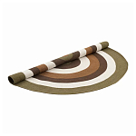 Ковер круглый из хлопка с контрастным узором Bullseye 150 варинант исполнения - 2 | Loft Concept в Краснодаре