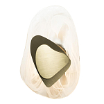 Бра овальное из стекла с золотым элементом Flow Texture  варинант исполнения - 4 | Loft Concept в Краснодаре