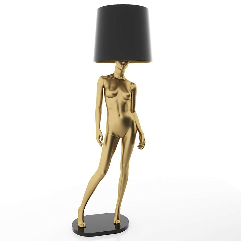 Лампа MANNEQUIN LAMP с абажуром изгибы тела Глянцевый черный Черный матовый Глянцевый белый Белый матовый Серый матовый Золотой Красный в Краснодаре | Loft Concept 