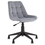Мягкое компьютерное кресло Plushe Grey варинант исполнения - 1 | Loft Concept в Краснодаре
