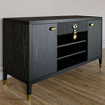 Комод-буфет Elsa Dreams Black с открытыми полками   варинант исполнения - 2 | Loft Concept в Краснодаре