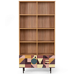 Широкий стеллаж с принтом Elise Rack варинант исполнения - 6 | Loft Concept в Краснодаре