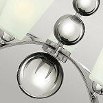 Люстра с матовыми конусными плафонами и декоративными элементами в форме шаров Hinkley варинант исполнения - 16 | Loft Concept в Краснодаре