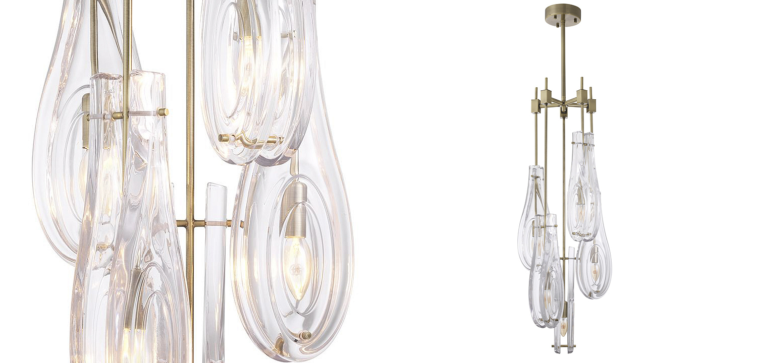 Люстра Eichholtz Chandelier Bellano L Brass Люстра Eichholtz Chandelier Bellano L Brass - Loft-Concept в Краснодаре