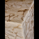 Торшер прямоугольный из натурального камня Calcite Geometry варинант исполнения - 10 | Loft Concept в Краснодаре