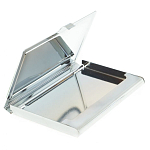 Визитница карманная металлическая с накладкой из натурального камня Серафинит Stone Business Card Holders  варинант исполнения - 3 | Loft Concept в Краснодаре