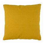 Подушка декоративная хлопковая горчичного цвета с абстрактным принтом Elysian Flow Sunset варинант исполнения - 2 | Loft Concept в Краснодаре