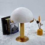 Настольная лампа c абажуром в форме купола из натурального камня  Heavenly Harmony варинант исполнения - 4 | Loft Concept в Краснодаре