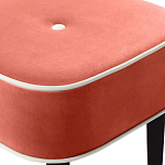 Квадратный мягкий пуф на черных ножках Winton Pouf Square варинант исполнения - 16 | Loft Concept в Краснодаре