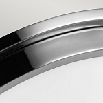 Потолочный светильник для ванных комнат цвета хром с вытянутым плафоном из молочного стекла Feiss варинант исполнения - 4 | Loft Concept в Краснодаре