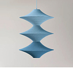 Подвесной вязаный голубой светильник «Звезда Востока 03» варинант исполнения - 1 | Loft Concept в Краснодаре