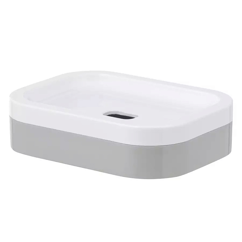 Мыльница бело-серого цвета Element of Purity Белый Серый в Краснодаре | Loft Concept 