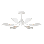 Потолочный светильник с плафонами в виде белых лепестков Delicate Flower варинант исполнения - 2 | Loft Concept в Краснодаре