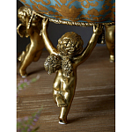 Чаша с орнаментом на бронзовых ножках в виде ангелов Eden Garden варинант исполнения - 7 | Loft Concept в Краснодаре