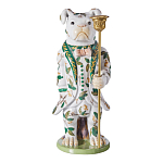 Подсвечник в виде собачки из фарфора с бронзовыми элементами Eden Garden варинант исполнения - 4 | Loft Concept в Краснодаре