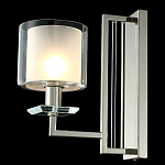 Бра с геометрическим каркасом из металла и цилиндрическим стеклянным плафоном Laurent варинант исполнения - 4 | Loft Concept в Краснодаре