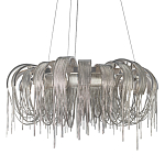 Люстра круглая подвесная с металлическими дугами и длинными цепочками 80 см Atlantis Chain варинант исполнения - 1 | Loft Concept в Краснодаре