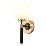 Бра с белым стеклянным плафоном в форме шара Cedar & Moss Light варинант исполнения - 1 | Loft Concept в Краснодаре