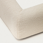 Кровать со съемным бежевым чехлом из ткани букле White Boucle Collection варинант исполнения - 5 | Loft Concept в Краснодаре