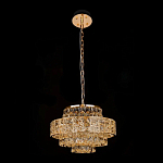 Люстра хрустальная в неоклассическом стиле на золотистом каркасе Majesty варинант исполнения - 2 | Loft Concept в Краснодаре
