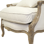 Кресло Ava Classical Armchair beige flax варинант исполнения - 4 | Loft Concept в Краснодаре