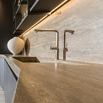 Кухонный гарнитур с раздвижными дверцами TIVALÌ 2.0 BY YABU PUSHELBERG Dada Engenereed Kitchen варинант исполнения - 6 | Loft Concept в Краснодаре