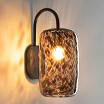 Бра с плафоном из янтарного стекла Amber Olmos Wall Lamp варинант исполнения - 3 | Loft Concept в Краснодаре