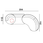 Модульный диван Calypso с кушеткой варинант исполнения - 6 | Loft Concept в Краснодаре