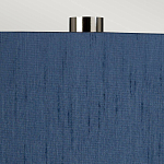 Настольная лампа с цилиндрическим абажуром и прозрачным стеклянным основанием Quintiesse варинант исполнения - 10 | Loft Concept в Краснодаре