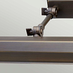 Светильник для картин с призматическим плафоном и двойными регулируемыми шарнирами Elstead Lighting варинант исполнения - 45 | Loft Concept в Краснодаре