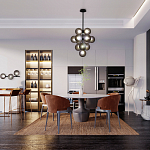 Люстра в форме виноградой грозди Inflorescence варинант исполнения - 4 | Loft Concept в Краснодаре