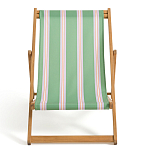 Шезлонг из акации и ткани Argentina варинант исполнения - 4 | Loft Concept в Краснодаре