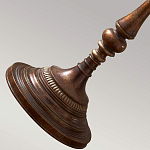 Торшер классического стиля цвета темная бронза с бежевым льяным абажуром Feiss варинант исполнения - 4 | Loft Concept в Краснодаре