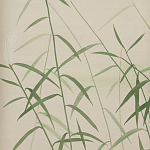 Обои ручная роспись Wild Grasses Special Colourway on Bleached Silver slub silk варинант исполнения - 1 | Loft Concept в Краснодаре