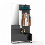 Вешалка настенная цвета графит Strict Lines варинант исполнения - 2 | Loft Concept в Краснодаре