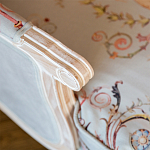 Кресло из массива бука серое с растительным орнаментом Raffael Floral Grey Armchair варинант исполнения - 3 | Loft Concept в Краснодаре