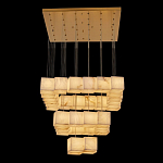 Люстра подвесная с квадратными плафонами из натурального камня Glowing Spheres варинант исполнения - 7 | Loft Concept в Краснодаре